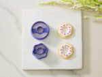 Donut with Frosting Set Polymer Clay Cutter