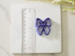 Large Coquette Bow Polymer Clay Cutter Size