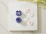 Polymer clay cutter letter set