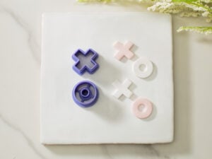 Polymer clay cutter letter set