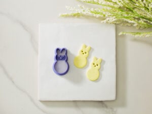 Easter Marshmallow Bunny Polymer Clay Cutter