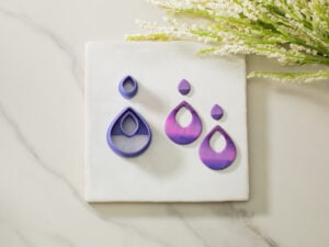 teardrop clay cutter
