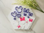 mouse with bow clay cutter set