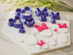 mouse with bow clay cutter