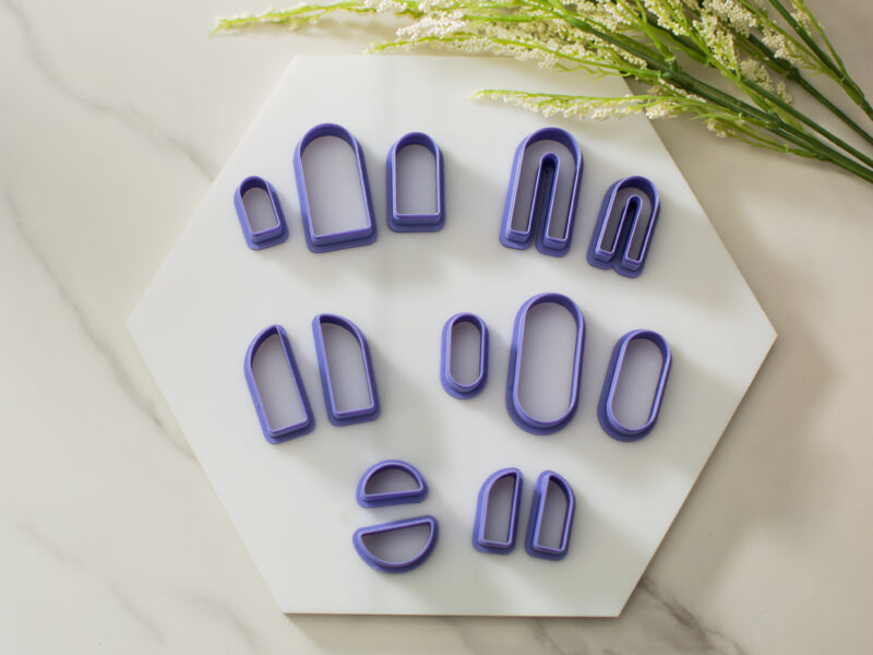 boho shapes clay cutters