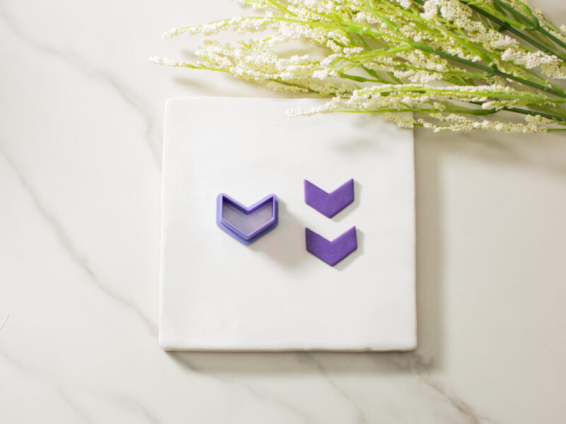 chevron clay cutter