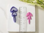 three piece leaf dangle