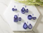 embedded shape clay cutters