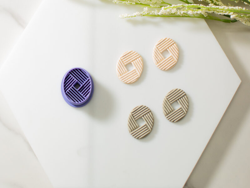 geometric clay cutter