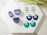 three piece layered clay cutters