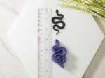 snake bookmark clay cutter