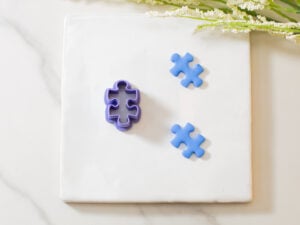 puzzle piece clay cutter