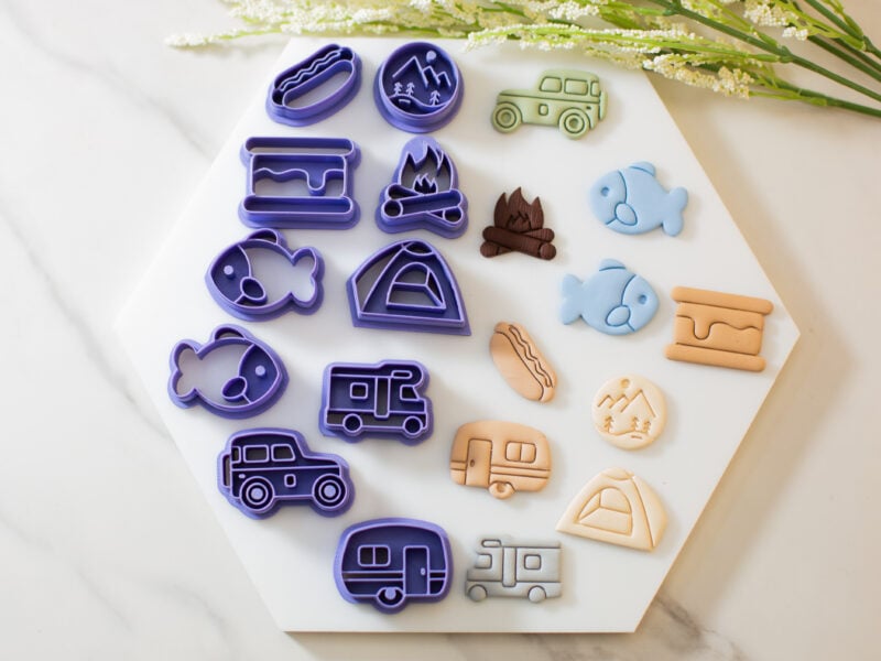 camping clay cutter set