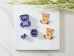 bear holding a honey pot clay cutter