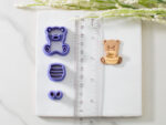 bear holding a honey pot clay cutter