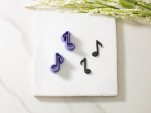 music note clay cutter