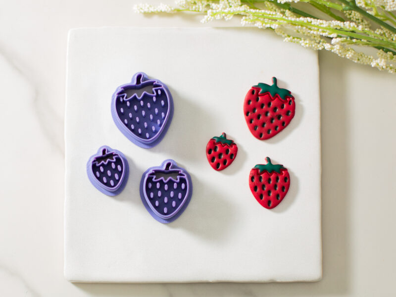 strawberry clay cutter