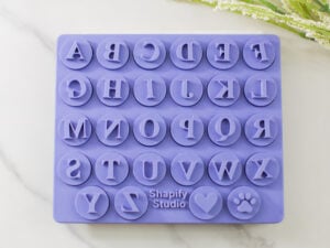alphabet letter stamp
