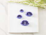 lotus flower clay cutter