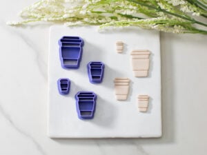 coffee cup clay cutter