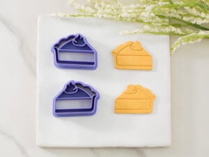 pie slice clay cutter