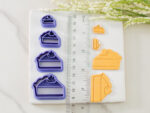 pie slice clay cutter