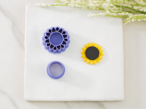 sunflower clay cutter
