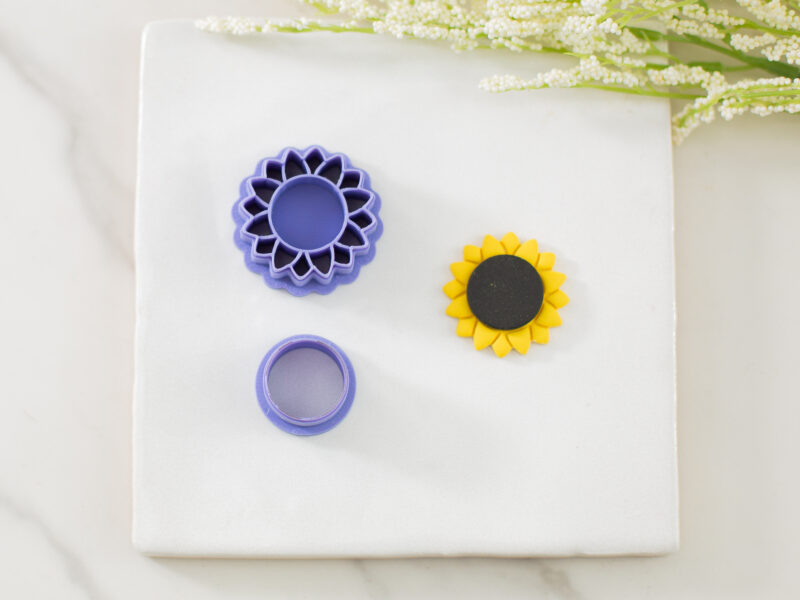 sunflower clay cutter
