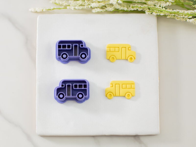 school bus clay cutter
