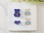 bear wearing a sweater clay cutter
