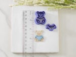 bear wearing a sweater clay cutter