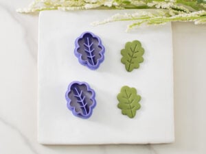 oak leaf clay cutter
