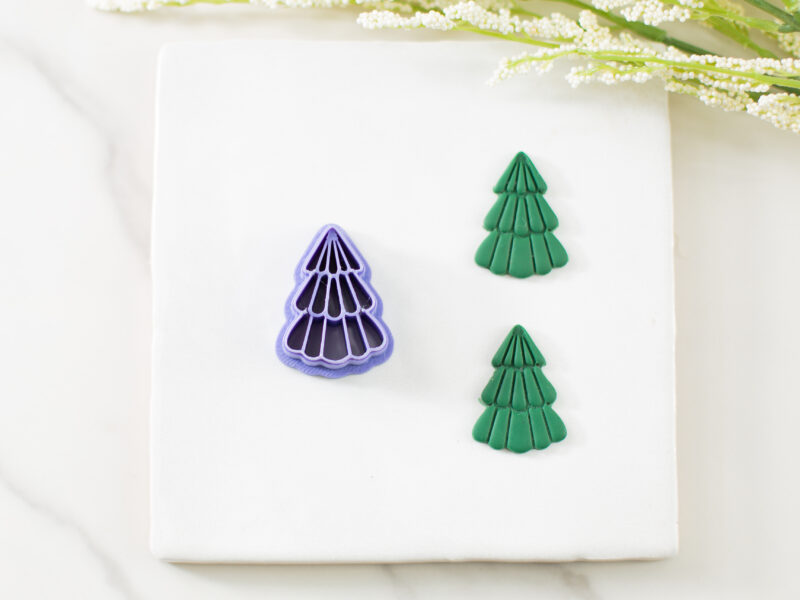 christmas tree clay cutter