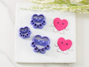 happy heart clay cutter