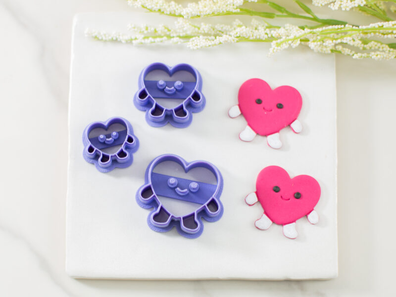 happy heart clay cutter