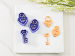 lock and key clay cutter