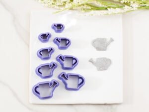 watering can clay cutter set
