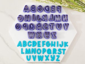 alphabet clay cutter