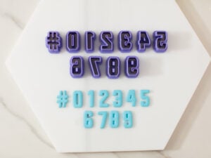 numbers clay cutters