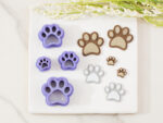 dog paw clay cutter