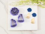 pom pom and megaphone clay cutters
