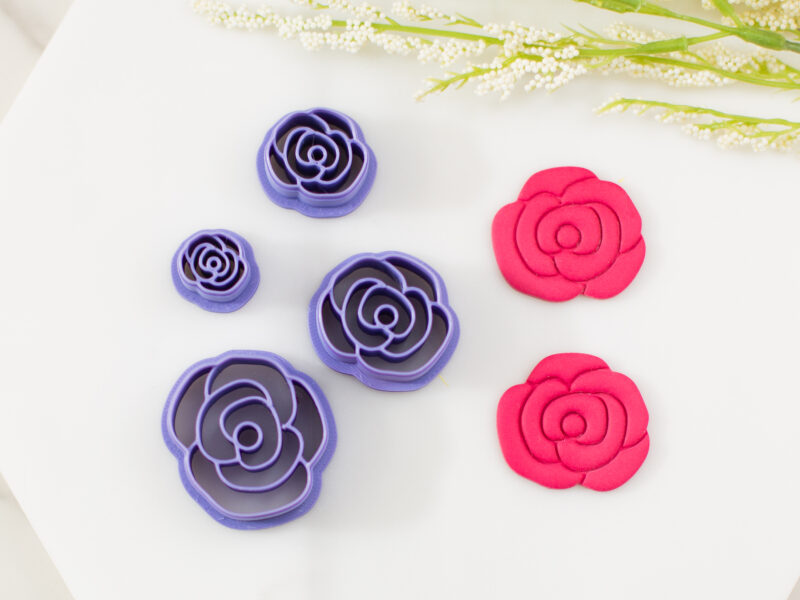 rose clay cutter