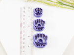 clam shell clay cutter