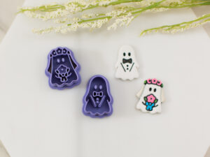 ghost bride and groom clay cutter set