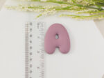bubble letter clay cutters