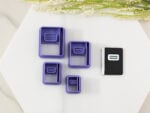 composition notebook clay cutter