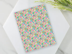 watercolor widlflower pattern